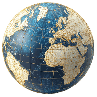 Artistic globe